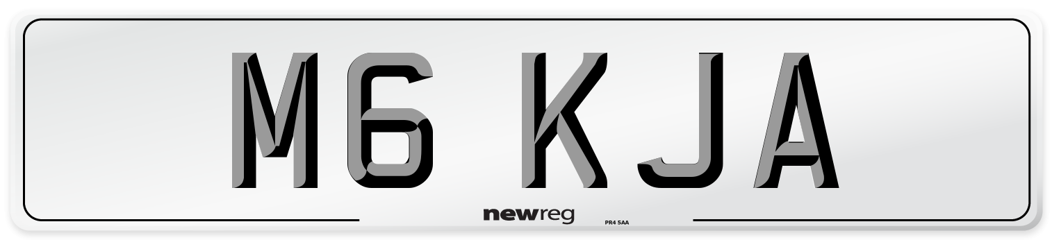 M6 KJA Number Plate from New Reg